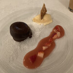 フランス料理ビストロやま - トロトロフォンダンショコラ