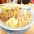 顎で喰らえ - 料理写真:限定ラーメン（塩ラーメン）野菜普通　ニンニク·アブラ増し　TP味ネギ