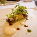 ル・ミュゼ - ラルドと鰻の肝ソースルメザンチーズ添え