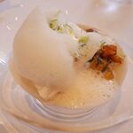 ル・ミュゼ - 真鱈と野生きのこ
      海老のコンソメスープ掛け