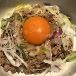 鴨出汁中華蕎麦 麺屋yoshiki - 鴨挽肉丼