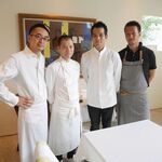 ル・ミュゼ - 夢の競演
                                左から『 ル・ミュゼ』の石井シェフ
                                『パッサージュ53』佐藤シェフ
                                須賀洋介シェフ
                                『レストランsola』吉武シェフ
                                