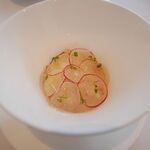 ル・ミュゼ - ボタン海老の生クリームとミルクソース