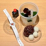 茶房いせはん - 白玉あんみつ