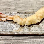 そば 六郷 - 天然車海老の天婦羅