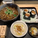 串天家 彩 - そばよ天むすセット　¥900(税込)