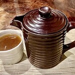 そば 六郷 - 蕎麦湯