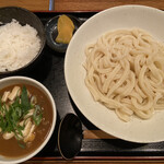 琴櫻 - カレーつけめん＋白ご飯のセット 870円