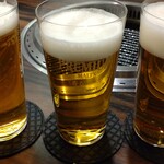 Yakiniku Horumon Koushin - 生ビール