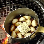 やきにくホルモン 幸心 - ニンニクホイル焼き