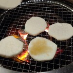 やきにくホルモン 幸心 - 長芋焼き