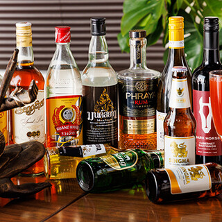 We also have a wide selection of Thai alcoholic drinks, with a wide variety of drinks that go perfectly with the food.