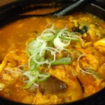 やきにくホルモン 幸心 - 閻魔様のユッケジャンスープ（３辛）