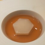 銀座 大石 - スッポンとカブのスープ