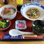 Resutoran Aosa - ・ミニ海鮮丼と煮魚