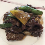 中国料理 藍海 - 牛肉の黒胡椒炒め♪