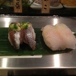 寿司 魚がし日本一 中野サンモール店 - こはだと何か、、、忘れた