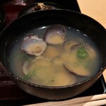 銀座 稲葉 - シジミのお味噌汁