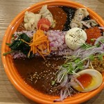 カレー食堂 サンサーラ - サンサーラのアートカレー