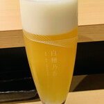 おみ乃 - ・生ビール サッポロ 白穂乃香