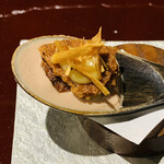 おみ乃 - ・レバーペーストとエシャレットの素揚げ