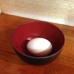 ラーメン富士丸 - ついてきた生卵