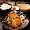 外灘紅緑灯 - 東坡肉の青菜添えランチ(1,000円)
白ご飯･味噌汁･香の物･サラダ･杏仁豆腐プリン付き