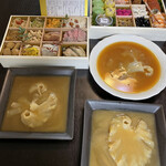 中国料理 旬輝 - フカヒレもフカヒレランチのやつの倍以上の厚み。お陰で袋が重くて大変だったw嬉しい悲鳴や