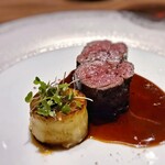 アマラントス - とっても美味しい鹿肉のお料理でした。