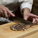 くるますし - のどぐろを切る