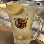 広島風お好み焼き れんが亭 - メガハイボール