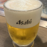 広島風お好み焼き れんが亭 - 生ビール