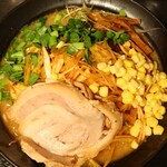 麺酒房 龍安 - ネギ味噌（大盛）