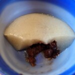 そば工房「源助さん」 - 蕎麦ムースの断面