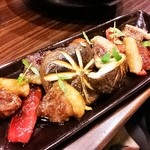 鴨ロースと特大椎茸のステーキ