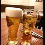 da Uma - 生ビール　烏龍茶　byまみこまみこ