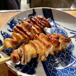 炭火焼鳥 きち蔵 - 名古屋コーチン 皮セット