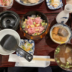 Sushi To Oden Ando - ねぎトロちらし丼定食1,000円