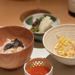 みえ田 - トリュフご飯ととうもろこしご飯