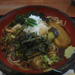 そばの前田屋 - 冷焼きナスおろしそば