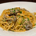 オステリア オルト - 牡蠣とカラスミのスパゲッティ