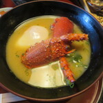 三養荘 - 伊勢海老味噌汁（アップ）