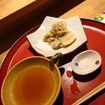 高辻 かもくら - たいらぎ天麩羅