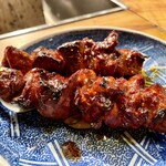 炭火焼鳥 きち蔵 - 名古屋コーチン 肝セット