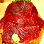 上まぐろぶっかけ盛り　　　　新鮮で美味しい！