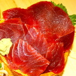 上まぐろぶっかけ盛り アップお酒とご飯は必至！です。