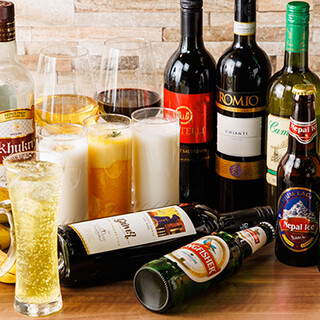 We also offer a variety of drinks that go well with spiced dishes.