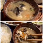 Kuragohan - 熱々のお味噌汁は、お豆腐やワカメにたっぷりのお野菜入りで…まさに、
      “食べるお味噌汁”ヽ(´▽｀)/ 