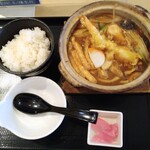 Kurama - えび天味噌煮込み、ライス付