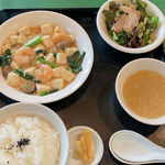 麗華 - 海老と豆腐のうま煮